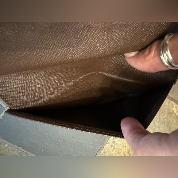 Authentic Louis Vuitton Damier Ebene Porte Tresor Etui Papiers wallet - Picture 6 of 14